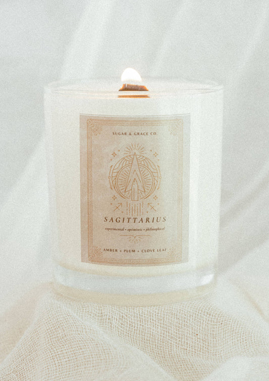 Sagittarius Zodiac Soy Candle