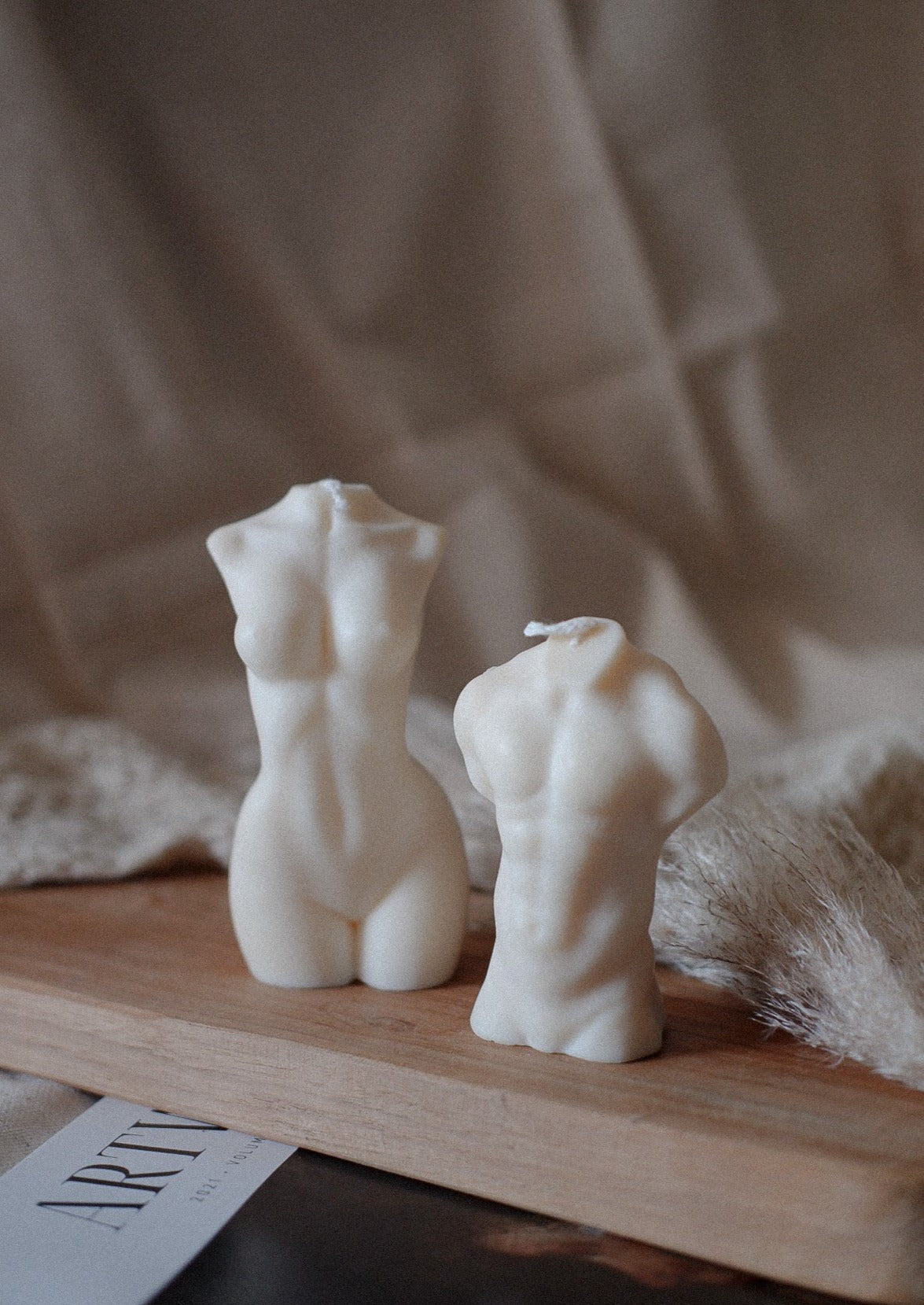 Male Torso Candle