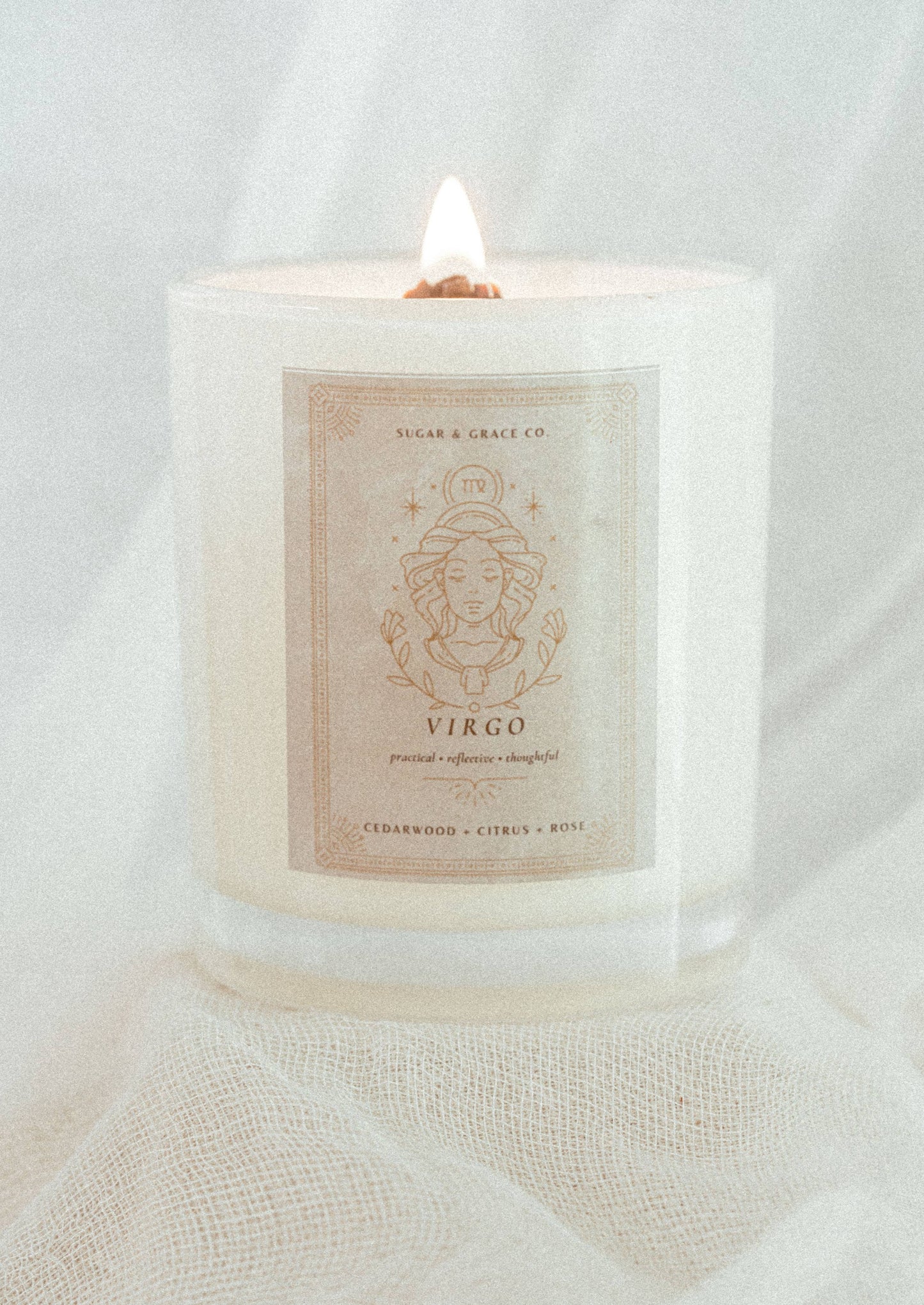 Virgo Zodiac Soy Candle